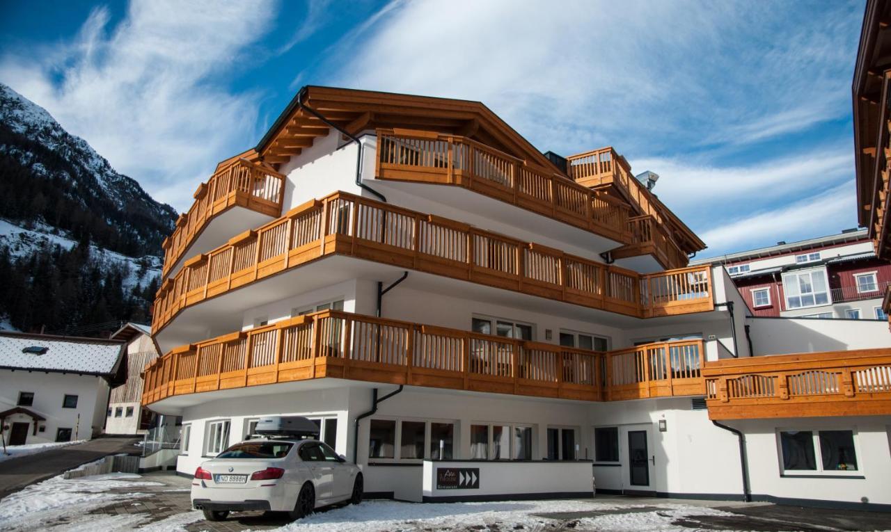 Top View Ferienhaus Mathias Sölden Exterior foto